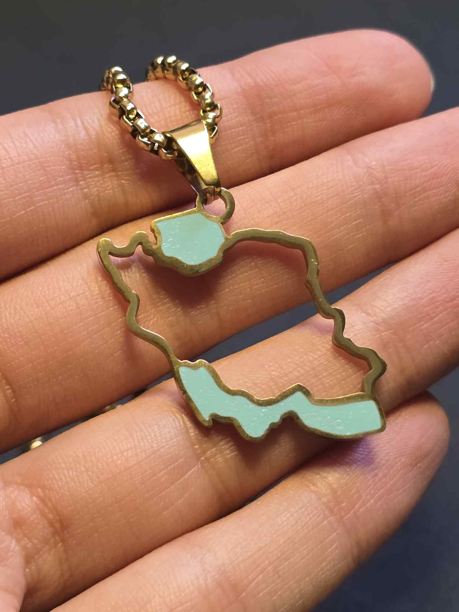 گردنبند نقشه ی ایران